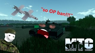 The AntiEverything Drone BALANCED 100  Roblox Multicrew Tank Combat [upl. by Magan929]