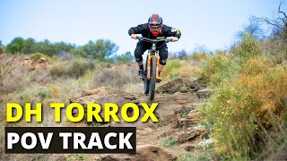 Fast lap with Luis Zarco in DH Torrox 2024 [upl. by Nohshan]