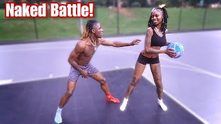 1v1 Strip Basketball vs Tee her ex gets mad [upl. by Villada]