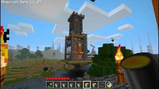 Minecraft Griefing  Dells House Spacemonkey Episode 1 [upl. by Llewoh]