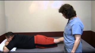 Amputee Exercises Prone Hip Extension Exercise Above Knee [upl. by Sumerlin]