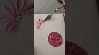 Acrylic knife painting  paste art shorts youtubeshorts creative texturepainting art [upl. by Nalyk]