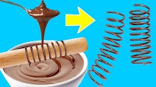 31 CHOCOLATE LIFE HACKS AND IDEAS  Easy Chocolate Decor Tutorials and Tricks [upl. by Ellerrehs]