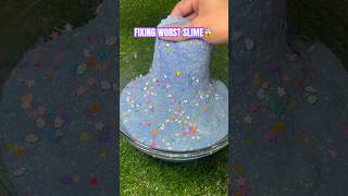 Fixing WORST Water Slime😱 slime satisfying [upl. by Nilyam454]