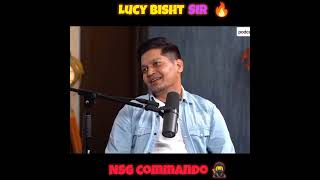 Lucy bisht sir ke sath jail main kya hua🤔luckybhist nsgcommando spy foujistatus podcast [upl. by Yatnahc174]