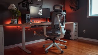 A Well Worthy Budget Desk Setup Office Chair  Ergo Chair 2 [upl. by Mharg477]