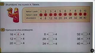 2 02 108  Java 22  Matematikë  shumëzimi me faktorin 4 [upl. by Ecinahc]