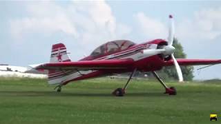 Sukhoi Su29  aerobatic display  Arnim Rieker  Faszination Luftsport 2018 [upl. by Hanahsuar]