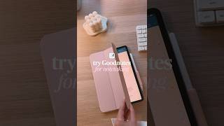 How to take aesthetic notes on iPad digital notetaking in Goodnotes notebook study with me on iPad [upl. by Eidob176]