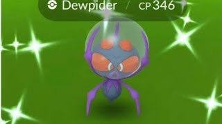 Hunting✨️Shiny Dewpider On Spotlight Hour PokemonGo [upl. by Alleciram]