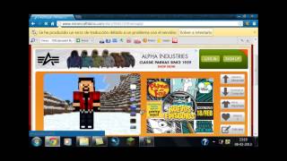 Como descargar e intalar skins para minecraft 151 y 152 [upl. by Dreeda]