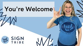 Youre Welcome in ASL Expressing Gratitude in Sign Language  signtribe Academy [upl. by Aicerg]