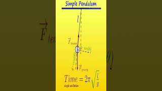 SIMPLE PENDULUM shorts maths matholympiad matematica pendolo physics education algebra [upl. by Now715]