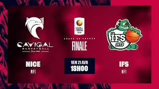 Trophée Coupe de France séniors féminines  Finale  Cavigal Nice VS CB Ifs [upl. by Anirtep787]