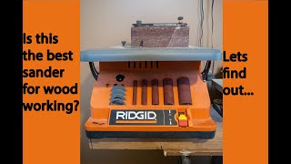 Is the Ridgid oscillating beltspindle sander the best for woodworking [upl. by Rosalyn]