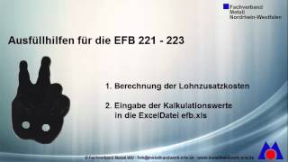 Ausfüllhilfe für EFB 221  223 [upl. by Maze]