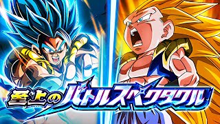 EZA INT SSJ3 GOTENKS VS BLUE GOGETA SUPREME BATTLE SPECTACLE DBZ Dokkan Battle [upl. by Nesrac324]