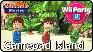 Wii Party U  Gamepad Island  Party Mode Multiplayer [upl. by Repinuj]