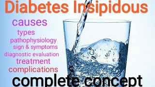 diabetes insipidus diseaseBsc nursingconcept [upl. by Edivad2]