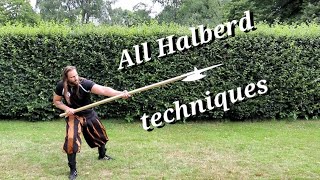 Learn the Art of Combat  All Halberd techniques [upl. by Skiba841]