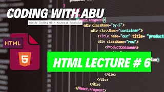 html Course lecture  6 [upl. by Doane]