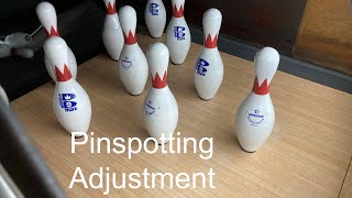 Deck Pinspotting 15  Brunswick Pinsetter Adjustments [upl. by Nohsad]