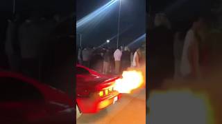 Turbo Mr2 shoots 6 feet flames Turbo 2step antilag dragrace streetracing automobile [upl. by Uyr]