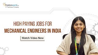 High Paying Jobs for Mechanical Engineers in India  BEBtech MEMtech Diploma [upl. by Wagner]