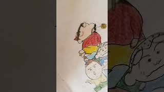 Shinchan Masao Kasama Bowchan drawing [upl. by Conah]