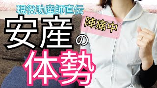 【助産師直伝】スムーズな出産をする！陣痛中ベストな安産の体勢とは？ [upl. by Almond]