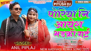 पोरिया नि आयेश भड़की गई singer Anil piplaj aadivasi new full song DJ remix 2025 [upl. by Nospmas]