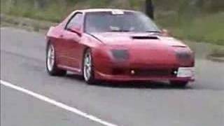 Rx7 burning out hitting 9k rpm cutoff [upl. by Gwenn]