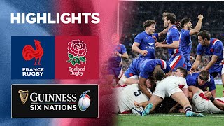 France v England  Match Highlights  2022 Guinness Six Nations [upl. by Holleran825]