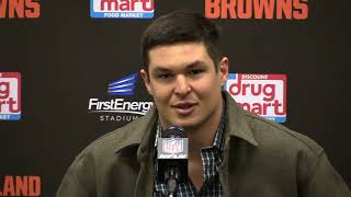 Browns Nick Mullens after loss to Raiders [upl. by Naillij]