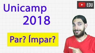 Unicamp 2018  Matemática  Questão 78  Prova Z [upl. by Mcgrath]