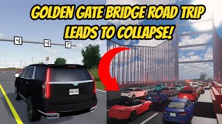 Greenville Wisc Roblox l Golden Gate Bridge COLLAPSE Road Trip F3x Roleplay [upl. by Lenad]