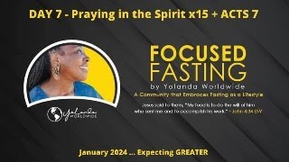 2024  EG Overflow 🔥 DAY 7  Praying in the Spirit x 15  Act 7 [upl. by Hannala]