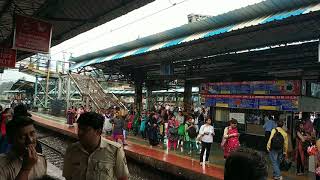 Dombivli Station at Halt Rain reigns [upl. by Atter]