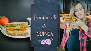 HAMBÚRGUER DE QUINOA COM MAIONESE DE CENOURA [upl. by Arihsa]