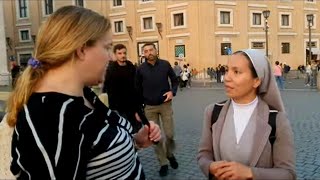 Police disrupt interview with Catholic Nun [upl. by Enitnelav]