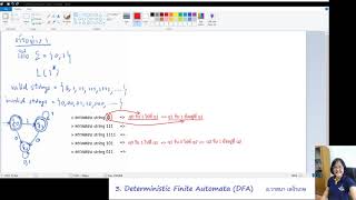 สอน 3 Deterministic Finite Automata clip 37 [upl. by Taddeusz]