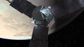 Juno spacecraft Jupiter arrival animation [upl. by Onavlis115]