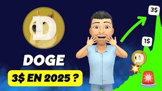 DOGECOIN🚨 Vers les 3 en 2025  📈🤑 ANALYSE amp OBJECTIFS pour le BULL RUN 👉 [upl. by Eliam911]