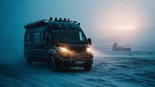 Surviving my 2nd Winter of Extreme Van Life From Blizzard Snow Storm to Cozy Cold Camping vanlife [upl. by Enelear374]