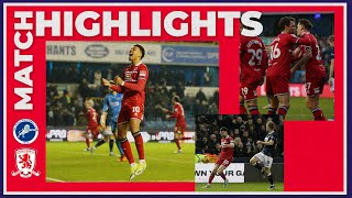 Match Highlights  Millwall 1 Boro 3  Matchday 27 [upl. by Nywled]