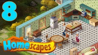 HOMESCAPES STORY WALKTHROUGH  PART 8 GAMEPLAY  OPENING KITCHEN [upl. by Youngman]