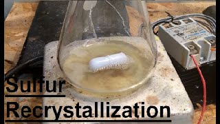 The Recrystallization of Sulfur From Toluene [upl. by Baal917]