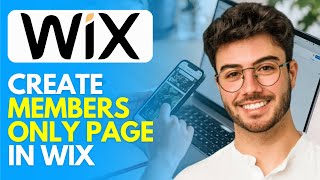 How to Create Members Only Page in Wix  2024 Easy Tutorial [upl. by Cassey]