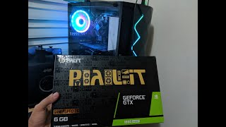 GTX 1660 SUPER PALIT ARGENTINA REVIEW [upl. by Kampmann]