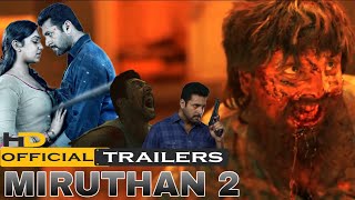 Daring Rakhwala Part 2 Miruthan 2  Official Trailer 2022  Jayam Ravi  Lakshmi Menon [upl. by Tavie]